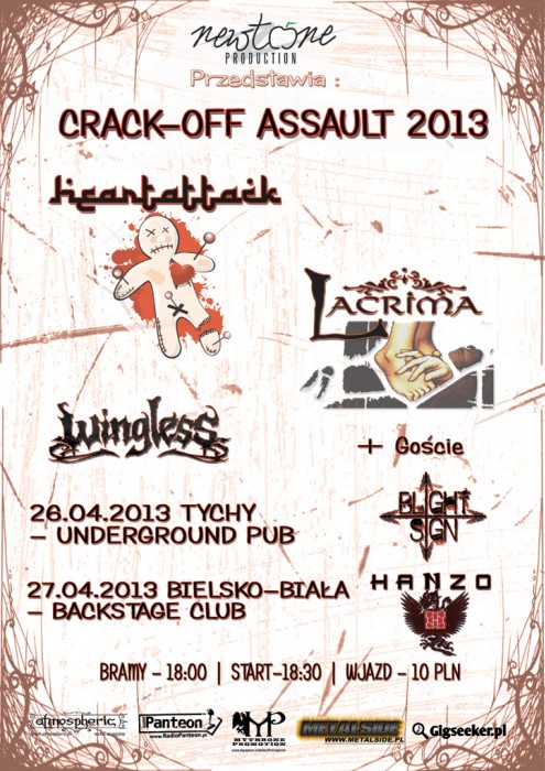 Crack-off assault 2013 czyli metal z Krakowa