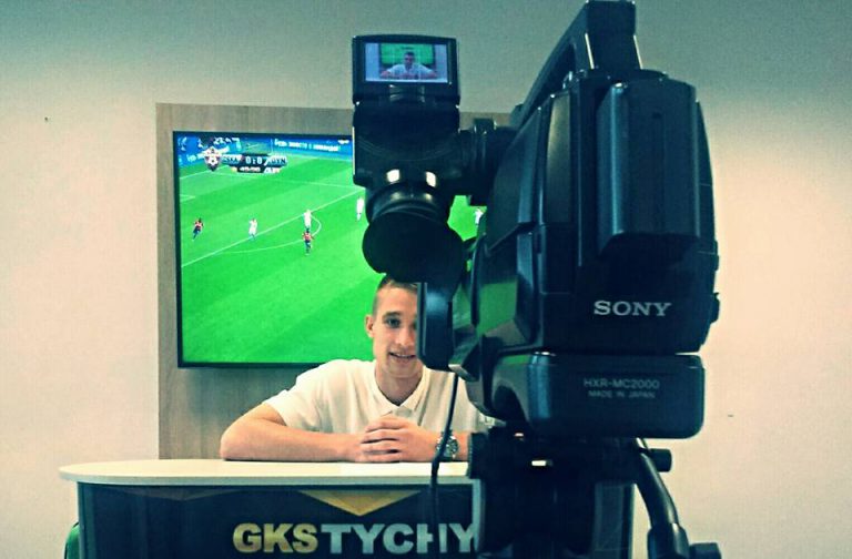 Piłkarze GKS Tychy nagrali serwis informacyjny