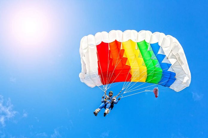 Skok ze spadochronem - prezent na 18 urodziny