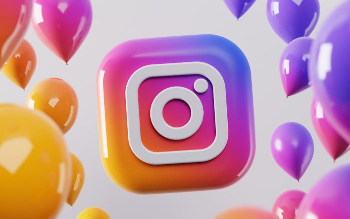 Logo Instagram 3d