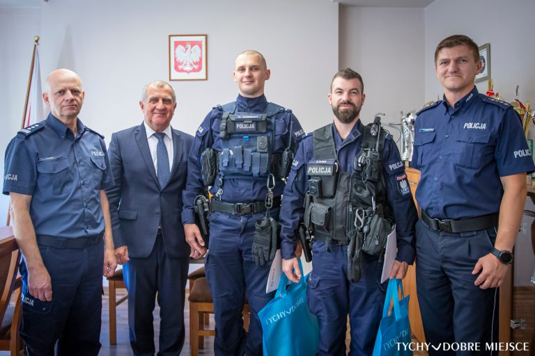 „Jestem z Was dumny” – wyróżnienie dla tyskich policjantów